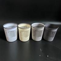 Cesta de Almacenamiento de Escritorio Multiusos Redonda Mini Moderna Ecológica de Plástico PP