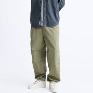 Pantalon Homme Plissé aux Genoux Personnalisé avec Cordon de Serrage Élastique Ajustable Coupe Décontractée – Vente en Gros - Product Image 2