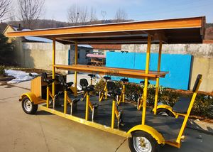 Véhicule de tourisme électrique à pédales pour fêtes et bars, mini-bus de transport touristique, voiture de loisirs pour visites urbaines - Product Image 3