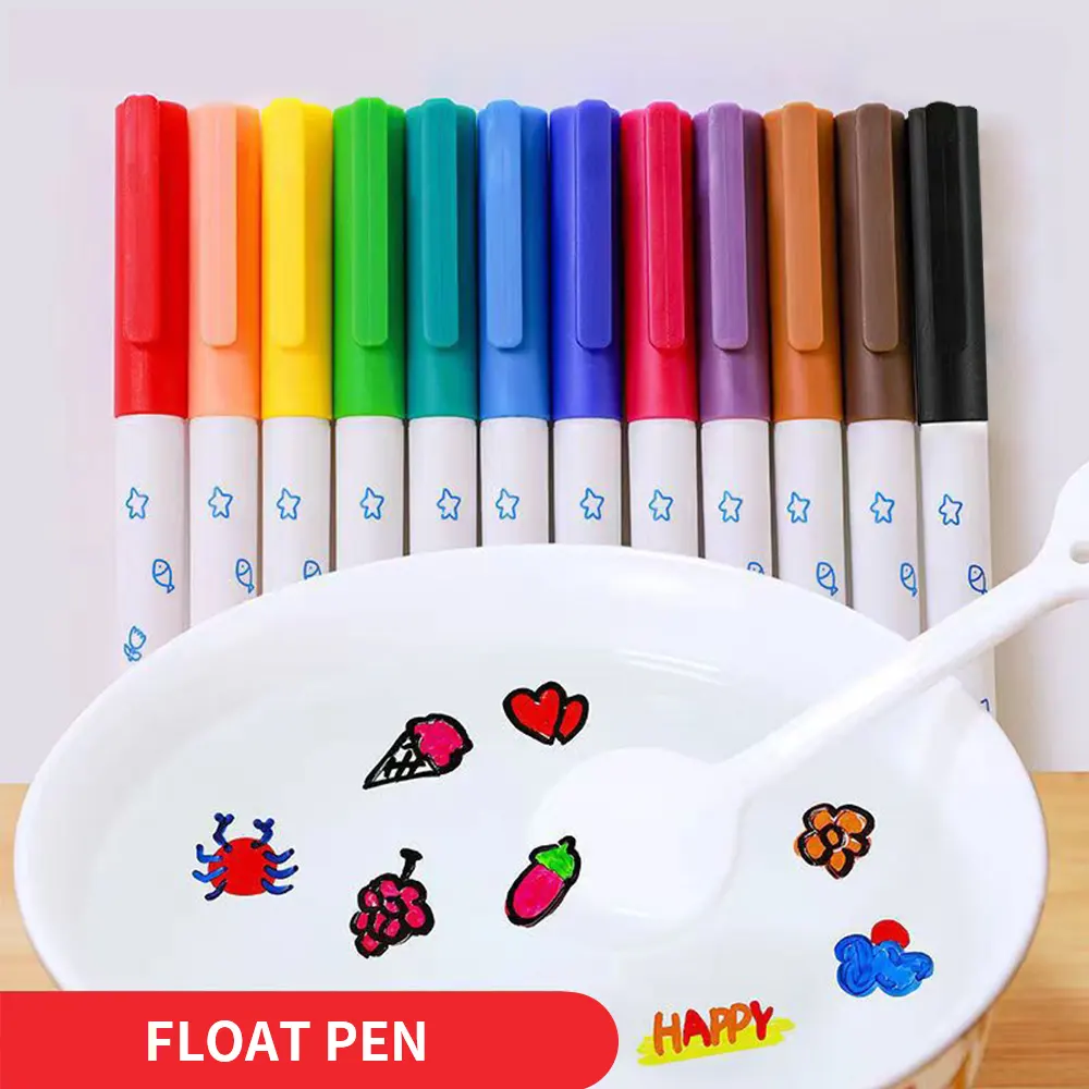 Marker Pens Floating Pens Set Acrylic Permanent Waterproof Color Alcohol Pigment Marker Floating Pen For Art School Supplies
