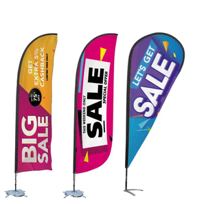ธง <span class=keywords><strong>WindBlade</strong></span> ขนาด 8 ฟุต 10 ฟุต 12 ฟุต 14 ฟุต 15 ฟุต 18 ฟุต เสาไฟเบอร์กลาส ขายส่งธงและป้าย - Product Image 2