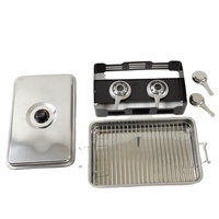 Portable poisson fumeur four à fumée extérieur/intérieur barbecue grill pour pique-nique/camping 2 brûleurs four à fumée cuisinière fumeur poêle à alcool