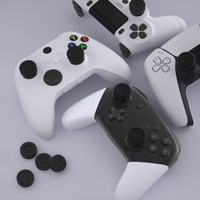 PlayVital Air Cushion Joystick Thumbstick Grip Covers Joystick Cover For PS5 PS4 Controller
