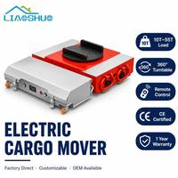 En stock, livraison rapide, chariot de transport électrique, capacité de 30 tonnes, roues pivotantes robustes, plateau tournant, camion-citerne électrique pour le chargement en usine