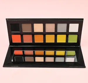 Wholesale Professional Makeup Artist Color Cosmetics Private Label Matte Makeup 12 Colors Eyeshadow Palette