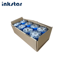 Pita kode batang Transfer termal langsung pabrik pita lilin Resin warna biru pita tinta Resin untuk Label Printer
