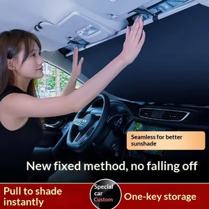 Pare-soleil rétractable automatique pour pare-brise <span class=keywords><strong>Peugeot</strong></span> <span class=keywords><strong>208</strong></span> 2008 3008 5008 408 Rifter, protection solaire avant - Product Image 3