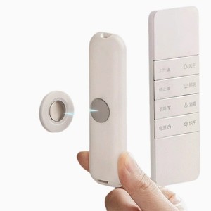 Magnetic Remote <b>Control</b> <b>Holder</b> Wall Mounted White Rectangle Detachable Storage For Behind Doors On Walls - Product Image 4
