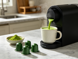 Matcha Green <b>Tea</b> Capsules for Keurig Single Serve Pods Bulk Gluten Free Sugar Free Instant Latte Mix for Home Cafe - Product Image 6
