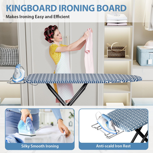 <b>Foldable</b> Ironing Board High Temperature Resistant Household Height Adjustable Pure Cotton Iron Pattern Optional Ironing Board - Product Image 3