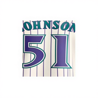 Maillots de baseball 100 % polyester grande taille à séchage rapide et respirants - Corbin Carroll Ketel Marte Randy Johnson Madison Nouveauté 2025