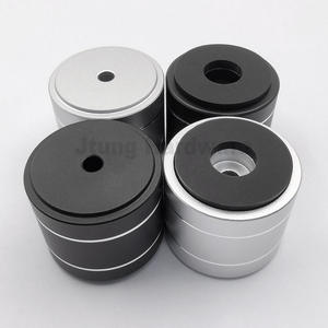 Антивибрационные подставки для проигрывателя, алюминиевые ножки-изоляторы для снижения вибрации, сменные коврики - Product Image 5