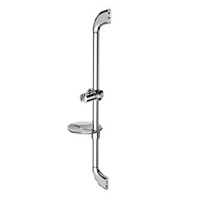 Barre de douche en acier inoxydable avec plateau, hauteur réglable pour salle de bain - Product Image 4