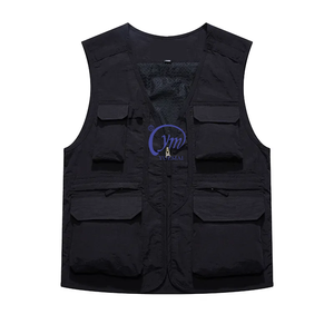 เสื้อกั๊กผู้ชายแบบซาฟารีกลางแจ้งแขนกุดสำหรับตกปลาฤดูร้อน - Product Image 2