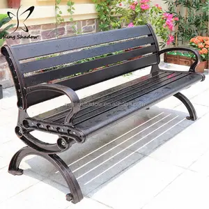 Outdoor durable stainless steel pipe seating garden furniture patio bench street metal bench seat with backrest
