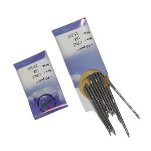 168ミシンDUOTECP5外針168サイドステッチ内糸ミシン針靴製造機針10PCS - Product Image 1