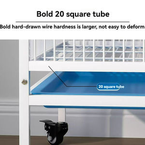 Sistema de Jaulas Metálicas Apilables de Alta Resistencia para Cría de Aves, Comercial, con Nido/Caja de Cría para Palomas, Canarios y Pinzones, Precio al por Mayor - Product Image 6