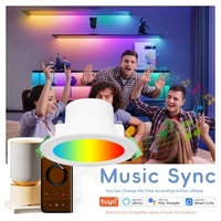 Умный светодиодный светильник, 10 Вт, с голосовым управлением, Bluetooth, Zigbee, Google, Alexa