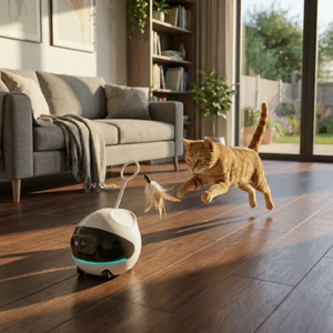 Cámara Inalámbrica Wifi HD para Mascotas, Transmisión en Vivo, Material Plástico para Cocina, Reutilizable, Estilo Clásico, Sin Enchufe - Product Image 1