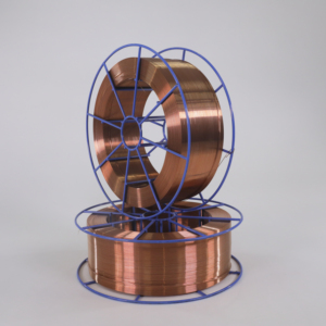 Fil de soudage solide en acier au carbone revêtu de cuivre For Stone pour AWS A5.18 ER70S-6, pour protection au CO2/gaz mixte SG2 - Product Image 1