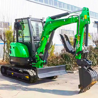 Prix des mini excavatrices 3,5 tonnes Kubota Engine excavatrices petite pelleteuse avec ensacheuse CE EPA EURO5 Machine excavatrice multifonctionnelle