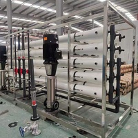 Équipement d'eau ultra pure RO & EDI à deux étages, machine à eau de haute pureté industrielle pour l'industrie électronique et semi-conductrice