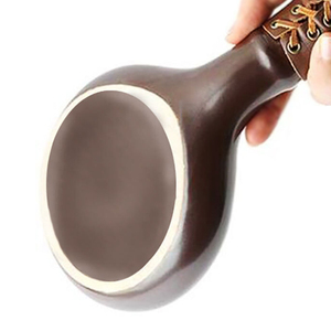 Tostador de Café de Cerámica Hecho a Mano, Bandeja para Tostar Granos de Café, Regalo Artesanal de Cerámica - Product Image 4