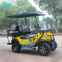 Voiturette de Golf électrique chinoise 72v 4 places 7kw, voiturette de Golf tout-terrain au Lithium, Buggy de Golf de chasse