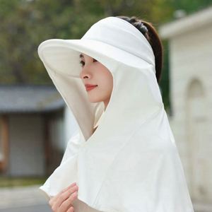 Chapeau de pêcheur unisexe avec grand châle de protection solaire, en tissu maillé, pour l'équitation, le cyclisme, les loisirs, le ski et les fêtes, toutes saisons - Product Image 3