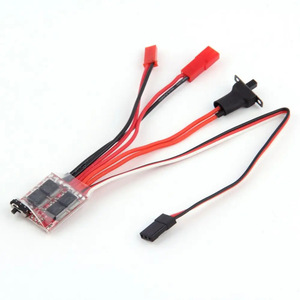 10A 20A 30A Brushed ESC With Brake Switch For <b>RC</b> Car Boat Remote <b>Control</b> Vehicles Plastic DC Motor Parts - Product Image 3