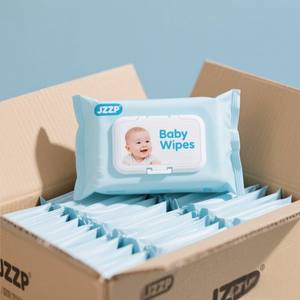 <span class=keywords><strong>Lingettes</strong></span> pour bébé biodégradables hypoallergéniques en <span class=keywords><strong>bambou</strong></span> extra douces antibactériennes écologiques sans parfum 99,9% d'eau pure en gros - Product Image 1