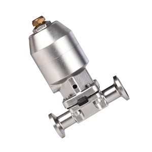 Válvula de Diafragma Tipo MiniI de Acero Inoxidable Sanitario SS316L con Actuador Neumático de Acero Inoxidable - Product Image 3