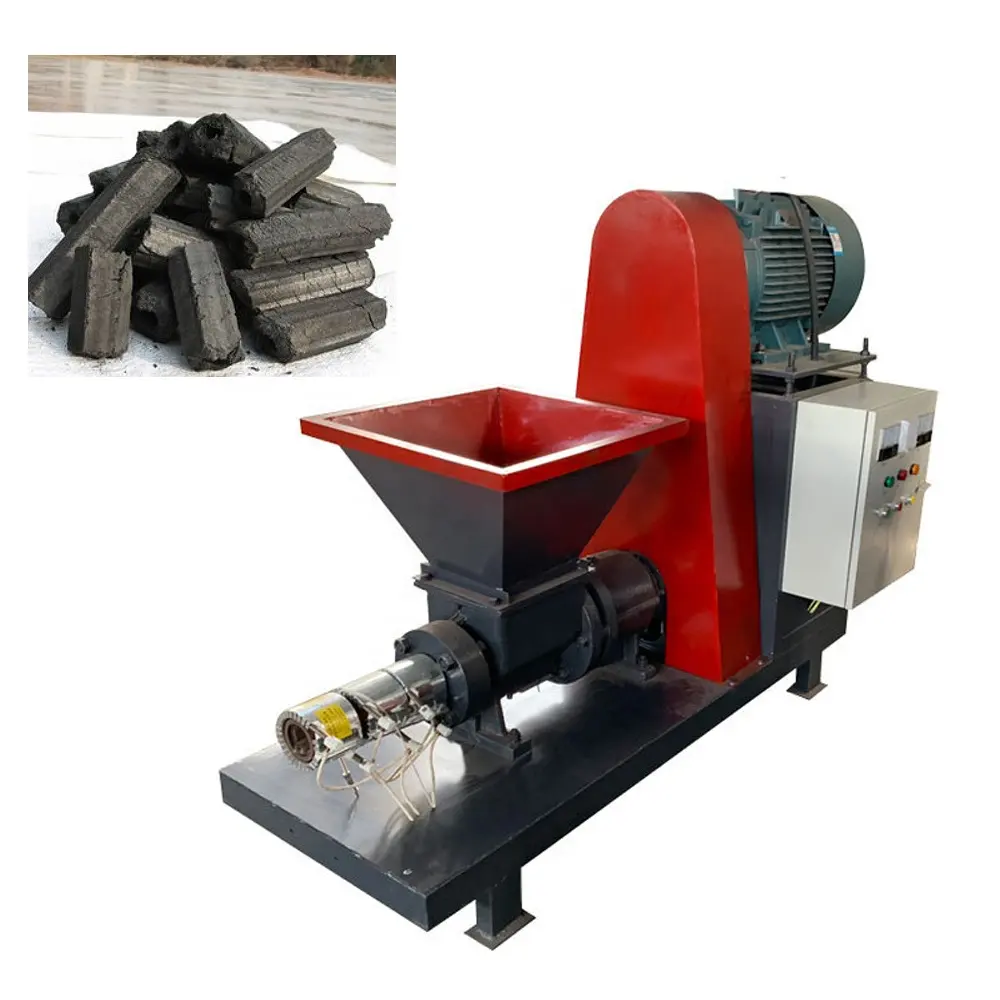 Automatic Biomass Charcoal Briquette Extruder Machine Rice Husk Charcoal Biomass Making Machine Charcoal machine