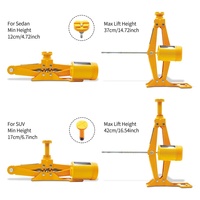 Kit de Gato Hidráulico Eléctrico Portátil de 3T y 12V con Llave de Impacto para Cambio de Neumáticos de Automóvil