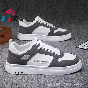 Soldes – Chaussures de course blanches pour hommes, nouvelle tendance automne, décontractées, à semelle épaisse, respirantes, avec doublure en maille, polyvalentes - Product Image 3