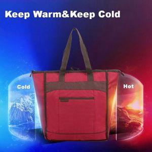 Cadeaux promotionnels, sac isotherme réutilisable en Oxford avec logo personnalisé, garde au chaud et au frais, prix d'usine - Product Image 6