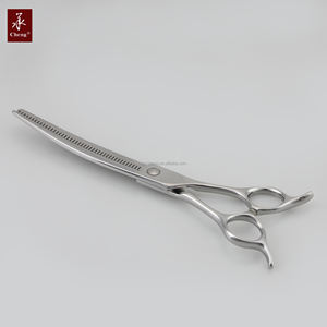 מספריים מקצועיות לטיפוח כלבים, 7.5 אינץ', שיניים קמורות, נירוסטה, ידידותיות לסביבה, קלאסיות, חיתוך כלפי מטה, מבצע חם - Product Image 1