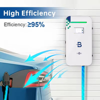 Chargeur mural pour véhicules électriques DC BBDC-20 IP55 20KW/30KW/40KW Connecteurs CCS1/CCS2/GB/T Protocole OCPP1.6J Câble de 5 m Certifié CE 4G/E