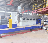 Línea de Producción de Extrusión de Membrana Impermeable de PVC con Extrusora de Doble Tornillo Personalizable, Bomba y Rodamiento de Ahorro Energético