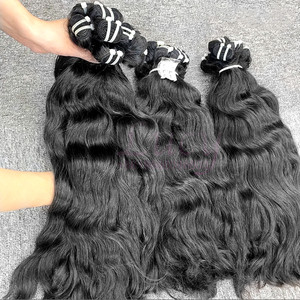 Sẵn Sàng Để Tàu Chưa Qua Chế Biến Sóng Sâu Nguyên Campuchia Bó Tóc, Ấn Độ Tóc Con Người Việt Nam Nguyên Lớp Biểu Bì Phù Hợp Tóc Bán Buôn - Product Image 6