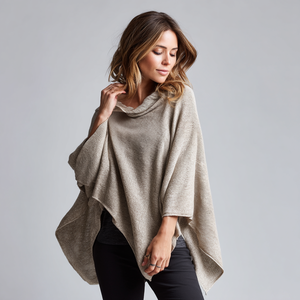 <span class=keywords><strong>Poncho</strong></span> <span class=keywords><strong>en</strong></span> laine pour <span class=keywords><strong>femme</strong></span>, mélange de laine d'<span class=keywords><strong>alpaga</strong></span>, coupe ample, cape <span class=keywords><strong>en</strong></span> tricot - Product Image 3