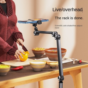 P76l Hợp kim nhôm iPad tầng có thể điều chỉnh chiều cao điện thoại di động máy tính bảng lười biếng đứng cạnh giường ngủ sống cantilever gấp - Product Image 4