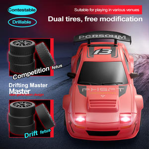 Pro <span class=keywords><strong>Drift</strong></span> <span class=keywords><strong>1</strong></span>:24 RC Car 2,4 GHz Vehículo de carreras de control remoto de 4 canales con neumáticos intercambiables Cuerpo de ABS para adolescentes y aficionados - Product Image 5