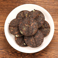 Gâteau de thé Pu'er Shu fermenté et compressé, aromatisé au riz gluant, vente en gros