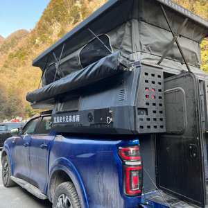 Plástico moderno para <span class=keywords><strong>Toyota</strong></span> <span class=keywords><strong>Hilux</strong></span> Custom Camper Shells Pop-up Bed Slide Truck Campers para acampar al aire libre Hecho en China - Product Image 2