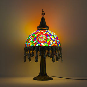 Настольная лампа Zhelanpu в турецком стиле, ручная работа, мозаика из разноцветного стекла, простой дизайн, новинка для праздничного декора дома - Product Image 4