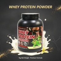 Poudre de Protéine de Lactosérum pour Adultes OEM Personnalisée Transfrontalière 1kg Vanille Supplément Nutritionnel Sportif Énergisant