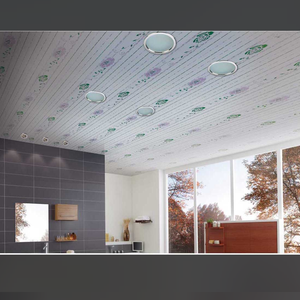 Tablero de <span class=keywords><strong>techo</strong></span> de PVC antibacteriano ecológico de suministro de fabricante chino para azulejos de <span class=keywords><strong>techo</strong></span> de cocina y baño - Product Image 6