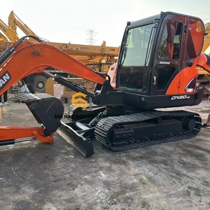 Mini-pelleuse Doosan DX60 de 6 tonnes d'occasion 2023, en état de marche, pour la construction et l'aménagement paysager - Product Image 1