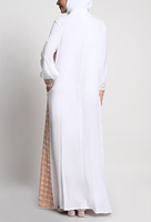 2024 nouvelle femme Wrap taille femmes Maxi modeste traditionnel femmes islamique robe musulmane Abaya 2 pièces ensemble